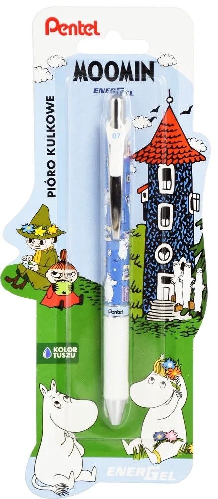Pentel PIÓRO KULKOW Eenergel bl 77 OBUDOWA CZARNA WKŁ.OLIWKOWO-CZARNY