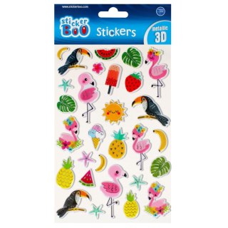 Stickerboo Naklejka (nalepka) S-Boo Metalic 3d Tropic Stickerboo (493711)