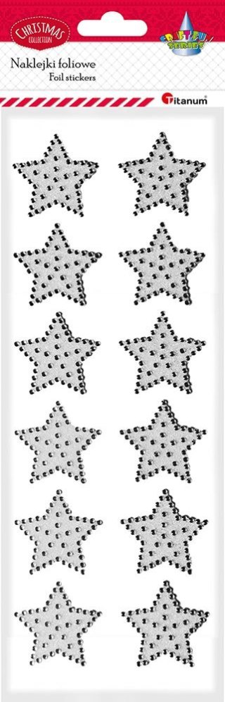Titanum Kryształki Craft-Fun Series gwiazdki białe Titanum