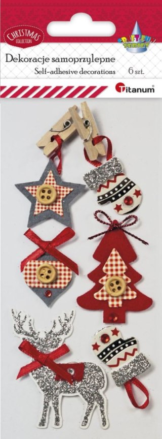 Titanum Naklejki świąteczne Craft-Fun Series Boże Narodzenie Titanum (19XQ18-46)