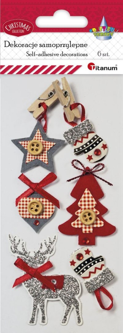 Titanum Naklejki świąteczne Craft-Fun Series Boże Narodzenie Titanum (19XQ18-46)
