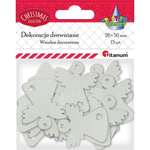 Titanum Ozdoba drewniana Craft-Fun Series aniołki 44201019 Titanum (MTCR-WDC803)