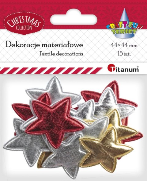 Titanum Ozdoba materiałowa Craft-Fun Series gwiazdki Titanum (BY224)