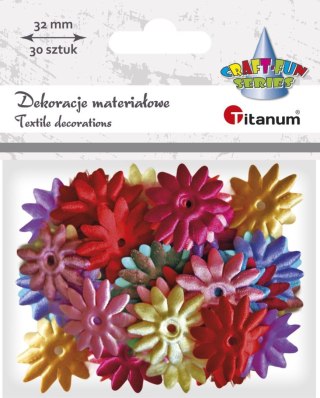 Titanum Ozdoba materiałowa Craft-Fun Series kwiatki Titanum (F022)
