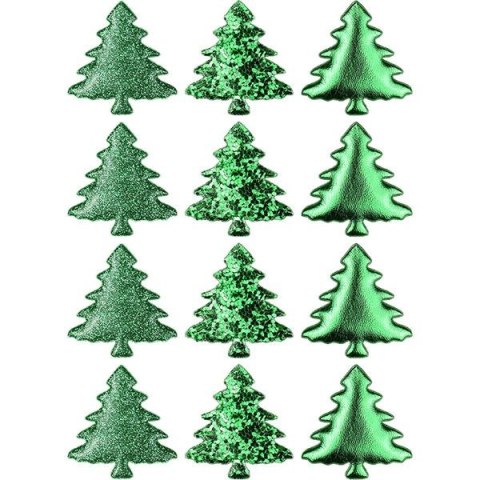 Titanum Ozdoba materiałowa Craft-Fun Series samoprzylepna Zielone choinki Titanum (BJ25042715)