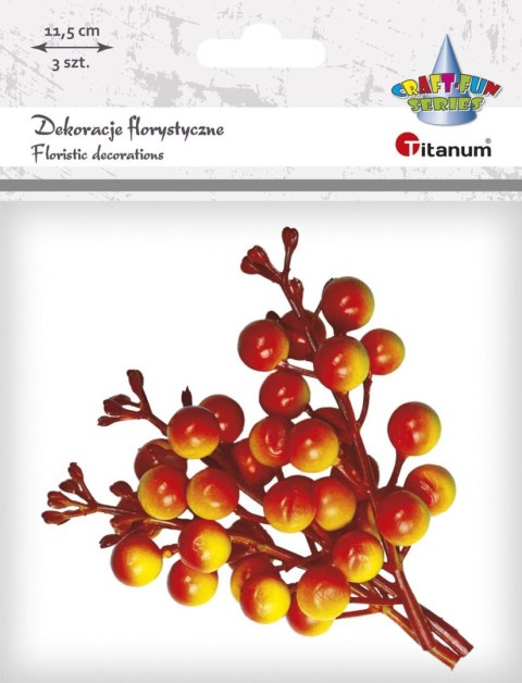 Titanum Ozdoba na piku Craft-Fun Series gałązki winobluszczu Titanum (5903714533640)