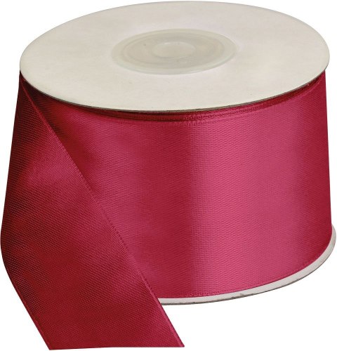 Titanum Wstążka Craft-Fun Series satynowa 50x25 [mm x m] różowa ciemna Titanum (50/25/006)