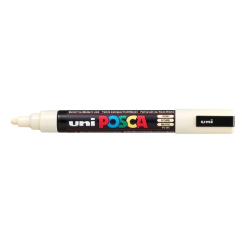 Uni Marker specjalistyczny Posca wkład kość słoniowa 1,8-2,5mm okrągła końcówka Uni (PC-5M)