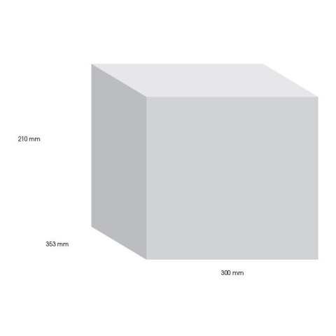 Yellow One Pojemnik z szufladami YL-SP03 + zamek granatowy 3 szuflad [mm:] 210x353x300 Yellow One (120-1889)