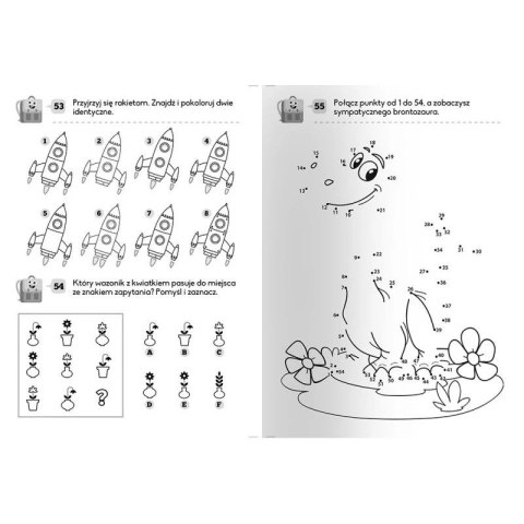 Aksjomat Książka dla dzieci 101 zadań. Łamigłówki dla dzieciaka do walizki i plecaka 7+ Aksjomat