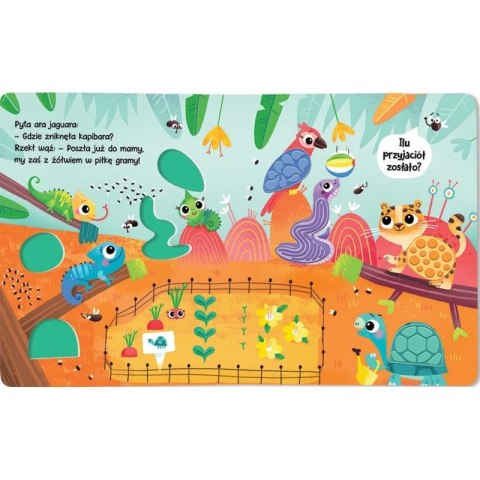 Aksjomat Książka dla dzieci Zakątek zwierzątek. Książeczka sensoryczna dla maluszka Aksjomat