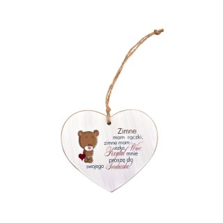 Arpex Ozdoba drewniana tabliczka dekoracyjna duża Arpex (WA6430)