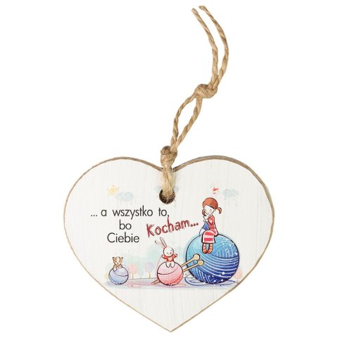 Arpex Ozdoba drewniana tabliczka dekoracyjna duża Arpex (WA6430)