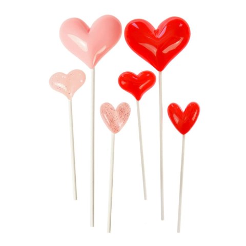 Arpex Ozdoba na piku serduszka 3szt. Arpex (WA3913)