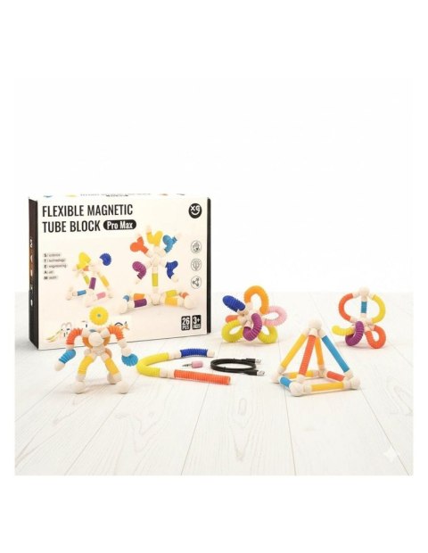 Bemag Klocki magnetyczne elastyczne tuby 26 elementów Bemag (11129)