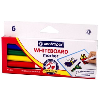 Centropen Marker suchościeralny wkład mix okrągła końcówka Centropen (2507)