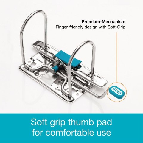 Elba Segregator dźwigniowy 5 cm Pro+ A4 50mm czerwony Elba (100202105)