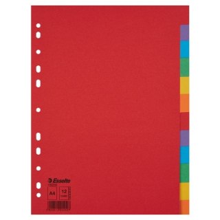 Esselte Przekładka czysta A4 mix kolorów 160g 12k Esselte (100202)