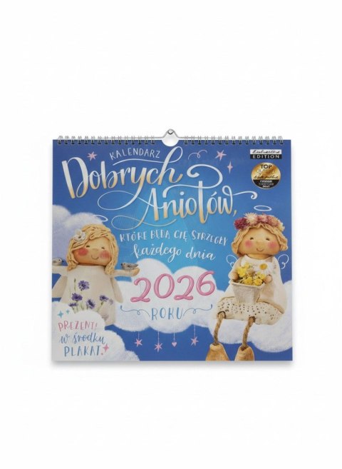 Kukartka Kalendarz ścienny classic DOBRE ANIOŁY 300mm x 300mm Kukartka
