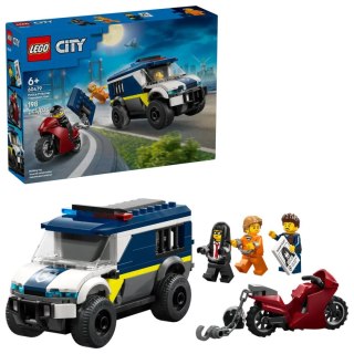 Lego Klocki konstrukcyjne City Furgonetka policyjnego konwoju więziennego Lego (60479)