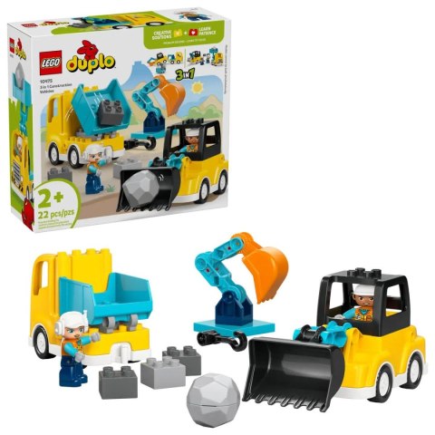 Lego Klocki konstrukcyjne Duplo Maszyny budowlane 3 w 1 Lego (10475)