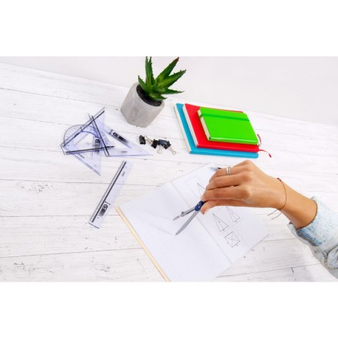 Memobe Cyrkiel z linijką 2 el. Memobe (MC008)