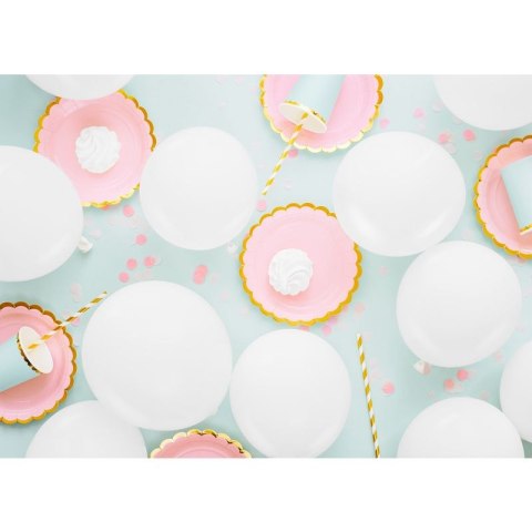 Partydeco Balon gumowy Pastel Eco Balloons biały 260mm Partydeco (ECO26P-008-10)