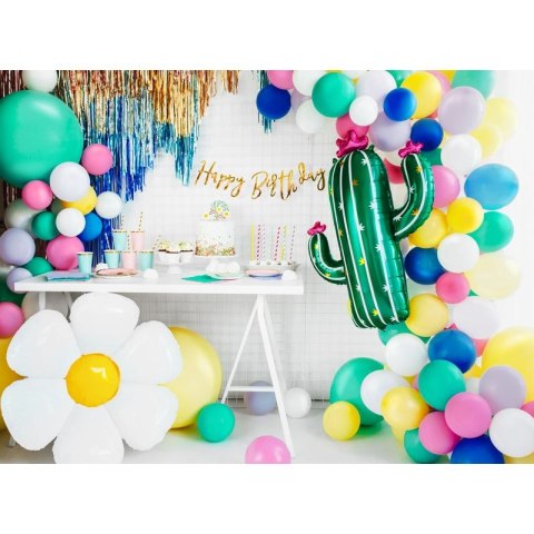 Partydeco Balon gumowy Pastel Eco Balloons biały 260mm Partydeco (ECO26P-008-10)