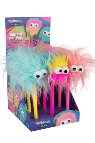 Patio Długopis żelowy Long hair wymazywalny wkład niebieski 0,5mm Patio (01898PTR)