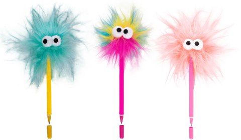 Patio Długopis żelowy Long hair wymazywalny wkład niebieski 0,5mm Patio (01898PTR)