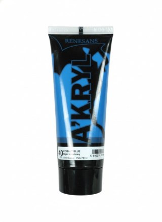 Renesans Farba akrylowa Błękit kobaltowy kolor: błękit kobaltowy 200ml Renesans (40)
