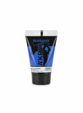 Renesans Farba akrylowa kolor: błękit ultramaryna 100ml Renesans (21)