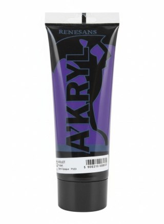 Renesans Farba akrylowa kolor: fioletowy 200ml Renesans (23)