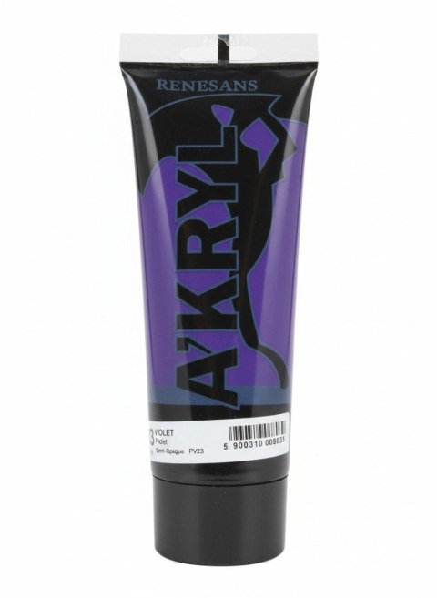 Renesans Farba akrylowa kolor: fioletowy 200ml Renesans (23)