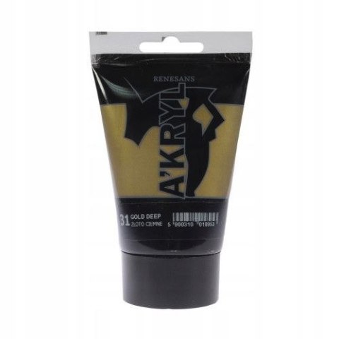 Renesans Farba akrylowa kolor: złoty ciemny 100ml Renesans (31)