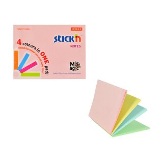 Stick'n Notes samoprzylepny (karteczki) Magic Pads pastel mix 100k [mm:] 76x101 Stick'n (21575)
