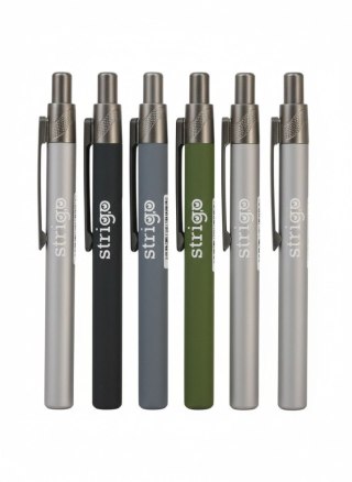 Strigo Długopis żelowy ADVENTURE wkład niebieski 0,7mm Strigo (SSC462)