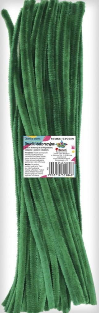 Titanum Drucik Craft-Fun Series kreatywny kolor: zielony ciemny 300mm 50 szt Titanum (T24)