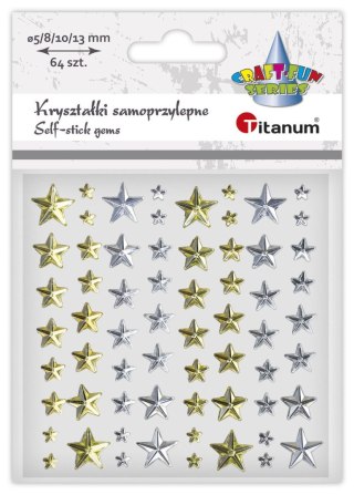 Titanum Kryształki Craft-Fun Series gwiazdki złoty/srebrny Titanum (24MH0381)