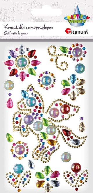 Titanum Kryształki Craft-Fun Series samoprzylepne jednorożec Titanum (21XZ1216-5)