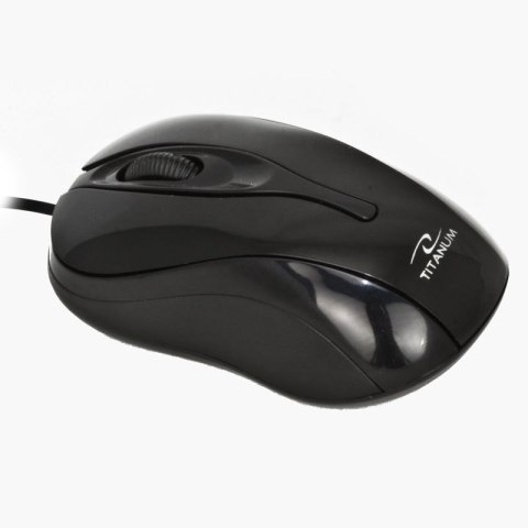 Titanum Mysz hornet 3d czarny Titanum (tm103k)