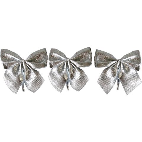Titanum Ozdoba materiałowa Craft-Fun Series kokardy srebrne Titanum (19YH30-1)