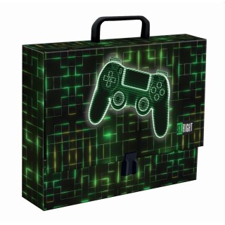 Unipap Teczka kartonowa na zatrzask NEON PAD A4 czarny [mm:] 330x90 Unipap