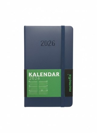 Antra Kalendarz książkowy (terminarz) 2026 MEMOFIX TDW Antra (granatowy)