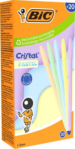 Bic Długopis standardowy pastelowe wkład mix 0,32mm Bic (302550)