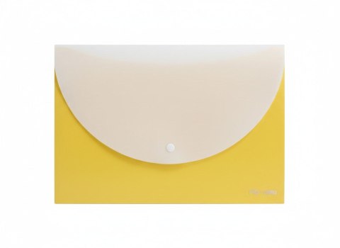 Deli Teczka plastikowa na zatrzask RIO ŻÓŁTA 5902315578074 A4 żółta 180 mic. Deli (E38977_YELLOW)