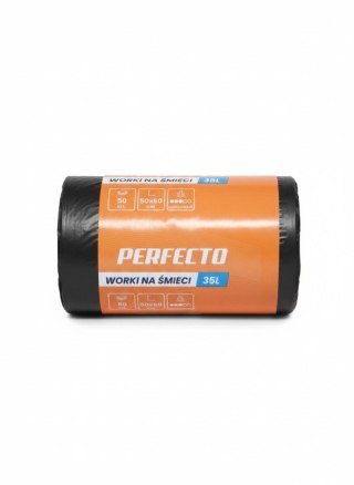 Dorplast Worki na śmieci Perfecto kolor: CZARNY 35L 50 szt Dorplast (159021)