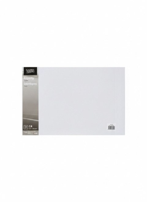 Galeria Papieru Koperta pearl bialy C4 biała Galeria Papieru (280002) 10 sztuk