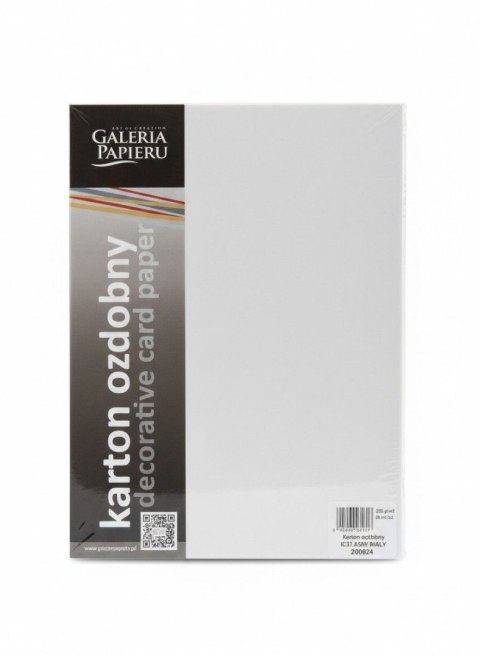 Galeria Papieru Papier ozdobny (wizytówkowy) iceland A4 biały 230g Galeria Papieru (200624)