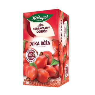 Herbapol Herbata Herbaciany Ogród owocowo-ziołowa dzika róża 20 saszetek Herbapol